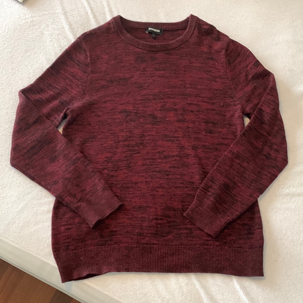 Express Men’s Large marled crew neck sweater